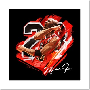 23 with signature ( Jordan ) Posters and Art